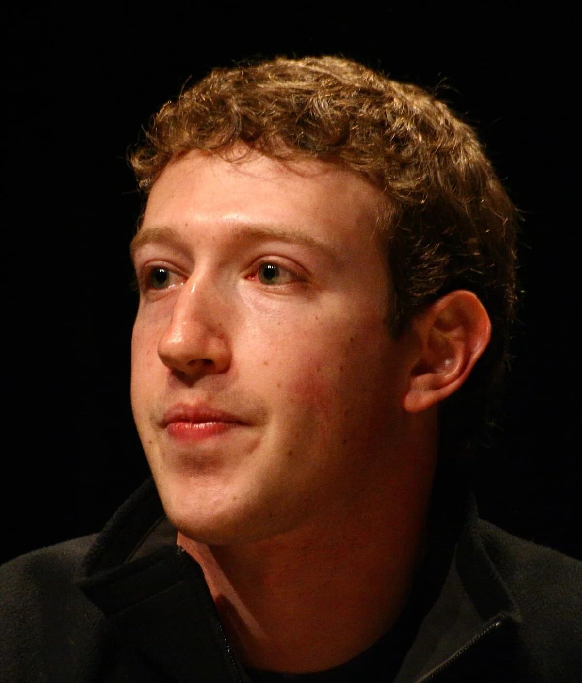 Close-up of Mark Zuckerberg at South by Southwest 2008.