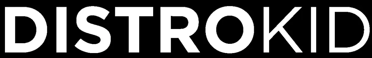 DistroKid logo on a black background.